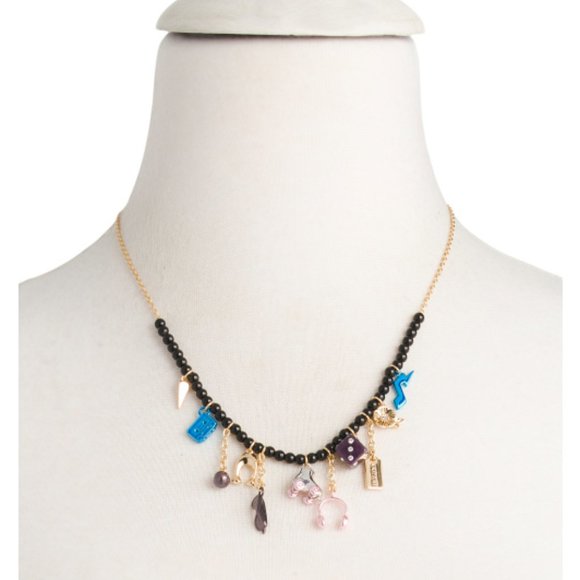 Coach Retro Charm Necklace Semi Precious - Picture 2 of 7